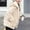 Beige, variant on Women's Oversized Fuzzy Jacket Winter Warm Shaggy Teddy Flannel Coat Long Sleeve Comfortable Outerwear