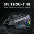 thumbnail image 4 of Y10 Motorcycle BT5.3 Intercom Headset Noise Cancellation Compatible with a, 4 of 8