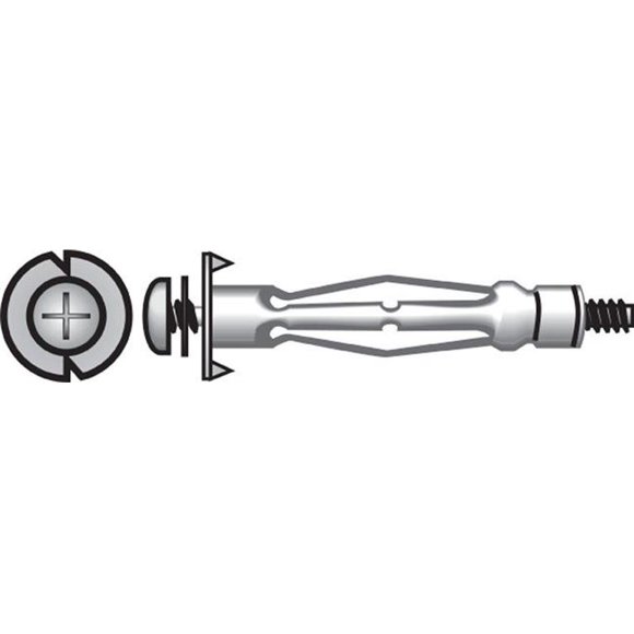 Ancrages Muraux Creux 0.19 Po avec Vis