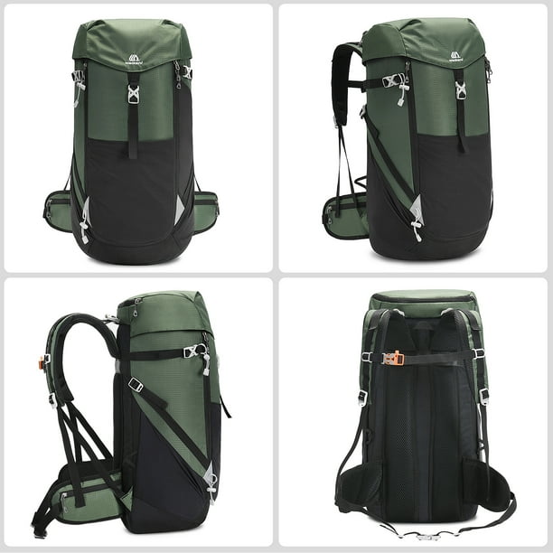 weikani 50L Mountaineering Backpack Waterproof Outdoor Running Bag Bicycle Bag Large Capacity Riding Bag Breathable Jogging Travel Daypack Bag for