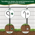 thumbnail image 5 of Yaheetech 47.5″ Tall 8-Panel Metal Pet Playpen with Door for Indoor and Outdoor, Black, 5 of 9