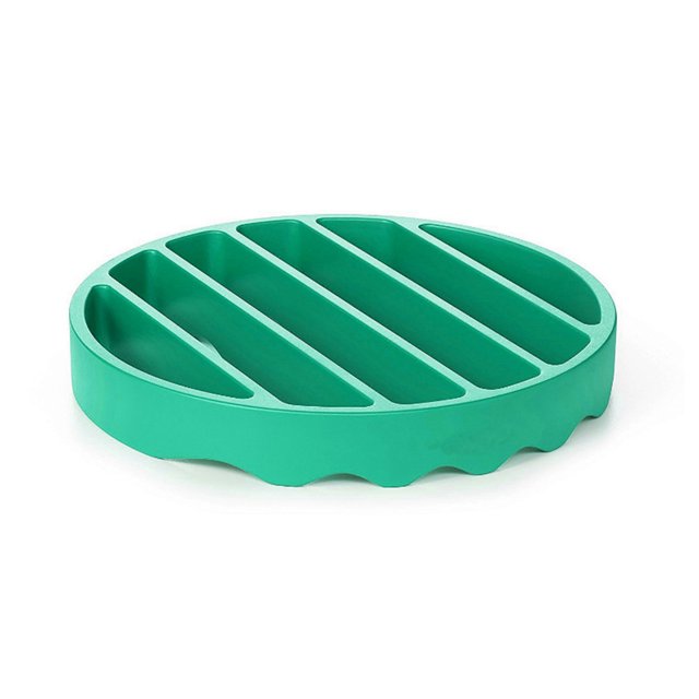 Inteprter Rejilla para asar, soporte para asar, accesorios redondos rojos para el hogar, utensilios de cocina, utensilios de cocina para barbacoa Cocina y Comedor Verde Inteprter HA083929-01