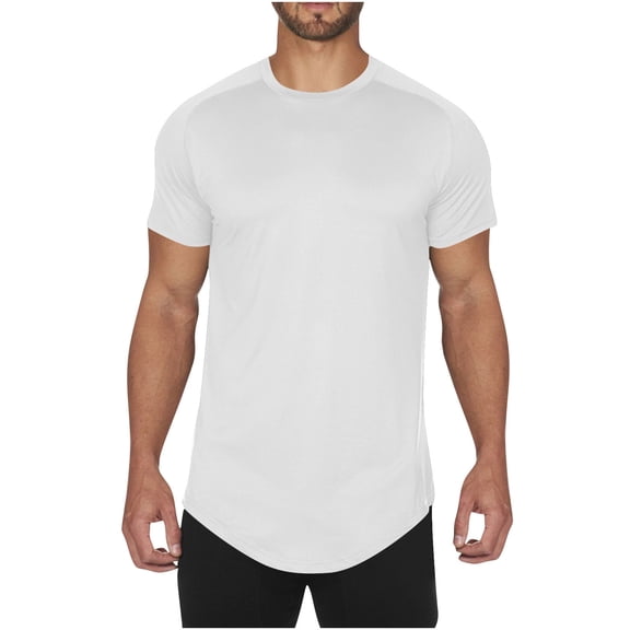 LIaqionyy Short Sleeve for Mens Gym Workout T Shirt Athletic Running Loungewear Lightweight Tops Clothes