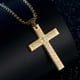thumbnail image 3 of Collar de cruz negra con revestimiento de personalidad de acero de titanio de Europa y Estados Unidos, joyería de acero inoxidable para hombres, 3 of 5