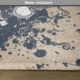 thumbnail image 6 of Ambesonne Music Place Mats Set of 4, Acoustic Guitar Notes, Standard Size, Beige Dark Blue, 6 of 6