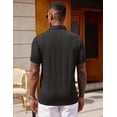 thumbnail image 3 of COOFANDY Polo T Shirts for Men Short Sleeve Summer Shirts Collared Casual Shirts Textured Knit Golf Polos, 3 of 6