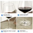 thumbnail image 3 of Juego de 4 copas de vino tinto YIBEZ Crystal, 680 ml, para inauguración de la casa, 3 of 8