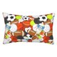 thumbnail image 1 of Fotbe Colorful Balls Funda de Almohada Decorativa Estilo Occidental, Lujo en Algodón, Fundas para Almohadas King, Cojín Estampado para Decoración del Hogar-14"x20", 1 of 6