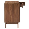 thumbnail image 4 of Pemberly Row Modern / Contemporary Wood Cat Cabinet in Walnut, 4 of 17