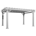 thumbnail image 2 of Backyard Discovery Hawthorne 14x12' Galvanized Steel Pergola, Shade Sail Canopy, PowerPort, 2 of 14