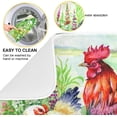 thumbnail image 5 of GZHJMY Rural Grass Chicken Rooster Easter Absorbent Dish Drying Mat Microfiber Kitchen Countertop Table Protector Multi-Purpose Counter Rack Sink Drainer Pad (16 x 18 Inches), 5 of 6
