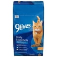 thumbnail image 3 of (2 pack) 9Lives Daily Essentials Dry Cat Food for Adult Cats with Chicken, Beef & Salmon, 28 lb. Bag, 3 of 12
