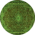 thumbnail image 1 of Ahgly Company Indoor Round Persian Green Traditional Area Rugs, 6' Round, 1 of 1