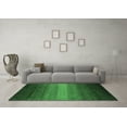 thumbnail image 3 of Ahgly Company Indoor Square Abstract Emerald Green Contemporary Area Rugs, 8' Square, 3 of 4