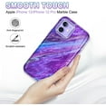 thumbnail image 3 of CASEFIV YTC8444-37 Protective Back Cover Cell Phone Case for iPhone 12/12 Pro, Glaze Purple, 3 of 8