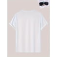 thumbnail image 3 of Stylish Women's Black T-Shirt with Intricate Hamsa Hand & Eye Design - Elegant Cotton, Short Sleeve, Round Neck, Machine Washable - Perfect for All Seasons, 3 of 6