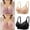 Black+Skin, variant on LAST CLANCE SALE! Push Up Bras for Women Plus Size Floral Lace Bra Comfort Strap Full Coverage Bra, Purple, 38BC/85BC
