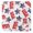 Red, Blue, White, variant on 250th Anniversary Cloth Napkins, 4th of July America Freedom Veteran Day Washable and Reusable Dinner Napkins Set of 6, Table Napkin for Kitchen Party Birthday Wedding Hotel Housewarming 20"x20"