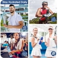 thumbnail image 7 of Insulated Water Bottle 20 OZ Stainless Steel Water Bottle with Straw Metal Water Bottle Double Wall Leakproof Keeps Drinks Hot and Cold (Red), 7 of 7