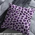 thumbnail image 2 of Homewish Abstract Leopard Print Fabric by the Yard 2 Yard,Jungle Wildlife Cheetah Room Decor Fabric by the Yard,Purple Black Fabric for Sewing For Kids,Microfiber Bedroom Decor, 2 of 6