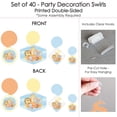 thumbnail image 6 of Big Dot of Happiness Noah's Ark - Baby Shower Hanging Decor - Party Decoration Swirls - Set of 40, 6 of 8