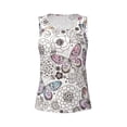 thumbnail image 4 of Gaeub Vintage Butterflies Women's Workout Tank Tops Lightweight Sleeveless Shirts for Women for Athletic Running Tennis Yoga - XX-Large, 4 of 9