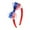 A, variant on Elegant Bow Headband Hair Accessories for Girls and Children with Red Blue White Design