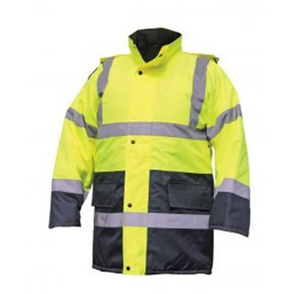 SAS Safety SA690-2310 Parka Jacket Cls 3 Hi Viz Yellow- x l