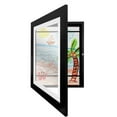 thumbnail image 6 of Trianu Kids Art Frame Kids Art Frames Front Opening Kids Artwork A4 Picture Frames Changeable Artwork Display Storage Frames for Children Drawing Crafting, Black, 6 of 8