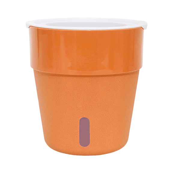 Goowood Travelwant Self Watering Pots for Indoor Plants African Violet Planter 4 Inch Pot with Water Window for Windowsill Gardens