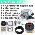 thumbnail image 5 of for Husqvarna 372XP 365 362 372 371 Chainsaw Replacement Parts, + Air Filter + Spark Plug + Repair Kit Replaces 5032818-01 503 28 32-03, 5 of 5