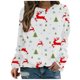 thumbnail image 2 of Pntutb moda mujer imprimir manga larga cómoda transpirable cuello redondo sudadera Pntutb Pntutb-8038, 2 of 5