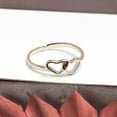 thumbnail image 4 of LeCalla Sterling Silver Adjustable Toe Rings, Hypoallergenic, Anti-Tarnish, Infinity Open Love Heart Design (Women's), 4 of 7