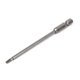 thumbnail image 1 of Punta de destornillador de seguridad Torx magnética T10 de 100 mm de largo con vástago hexagonal de 1/4", 1 of 3