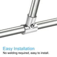 thumbnail image 5 of Uxcell Boat Handrail Fitting Marine Grade 316 Stainless Steel 3-Way Tee Split Pipe Connector for 7/8inch O.D.Tube, 5 of 6