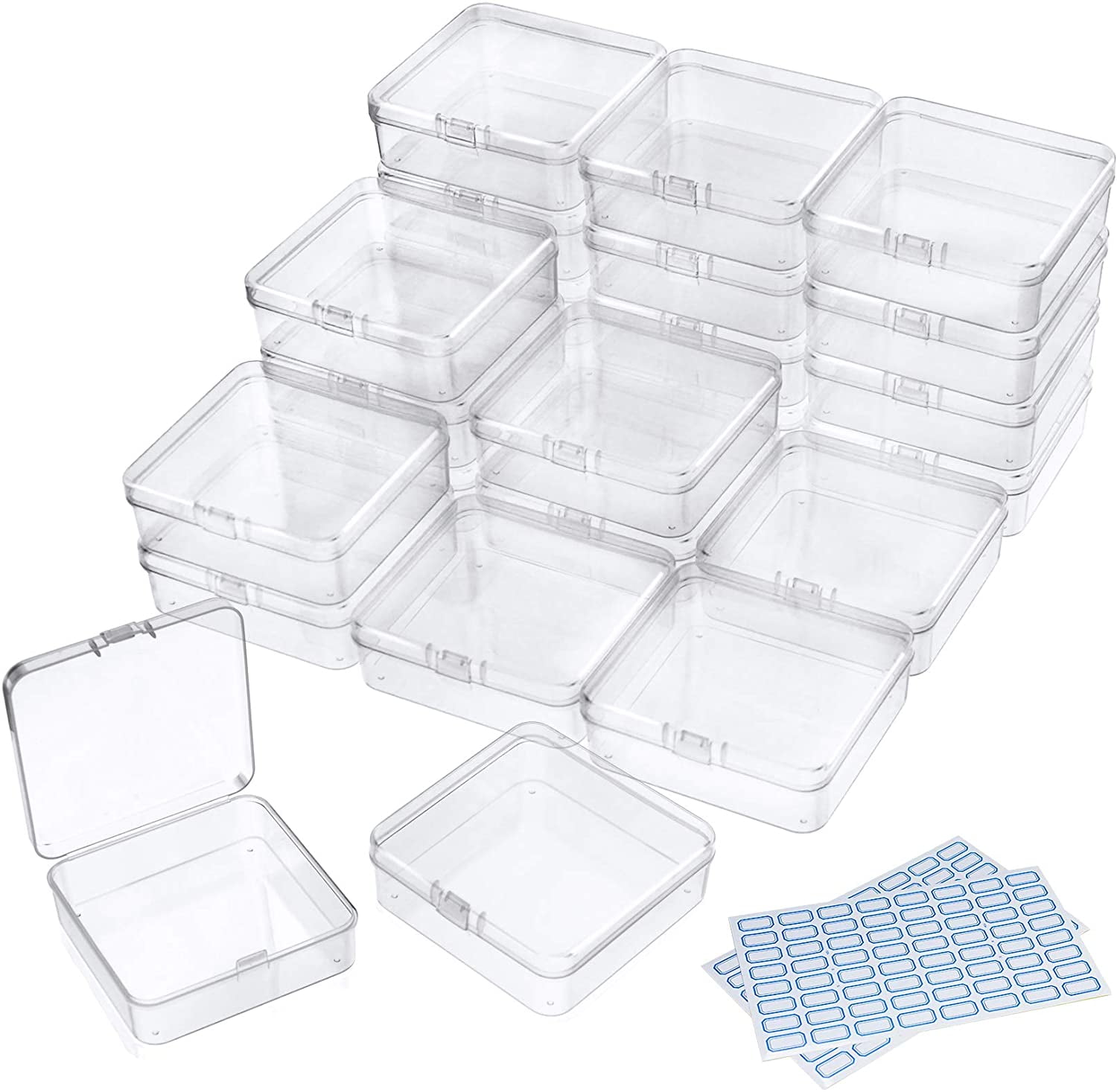 Details about   Storage Box Earring Display Case Plastic Organizer Beads Container Screw Holder 