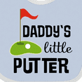 thumbnail image 4 of Inktastic Daddy Little Putter Mini Golf Boys or Girls Baby Bib, 4 of 4