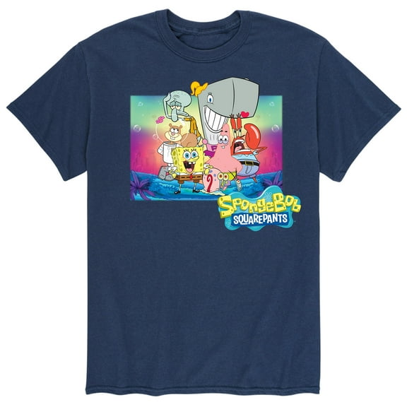 SpongeBob SquarePants - SpongeBob And Friends - Men's Short Sleeve Graphic T-Shirt