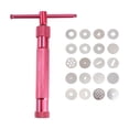 thumbnail image 1 of Alloy Rotary Mold Tools Set Kit Squeeze Polymer Clay DIY Geometry Noodles Educational Toy for Kids(Red), 1 of 6