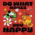 thumbnail image 3 of Disney - Mickey & Friends - Retro Style - Do What Makes You Happy - Toddler And Youth Long Sleeve Graphic T-Shirt, 3 of 5