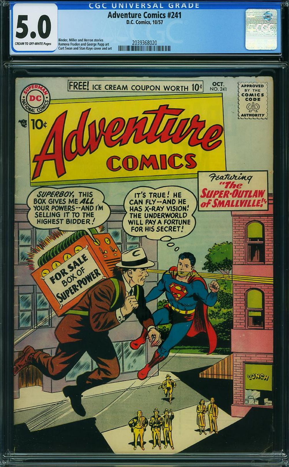 Cover of Adventure Comics #241