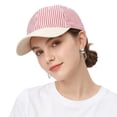 thumbnail image 3 of Hkoxplj Baseball Caps for Women Blank Trucker Hat Two Tone Baseball Cap Canvas Adjustable Ladies Trendy Essentials Accessories, 3 of 6