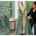 thumbnail image 5 of Soimoi Cotton Poplin Fabric Dollar Currency Note & Leaves Print Fabric by The Yard 56 Inch Wide, 5 of 7