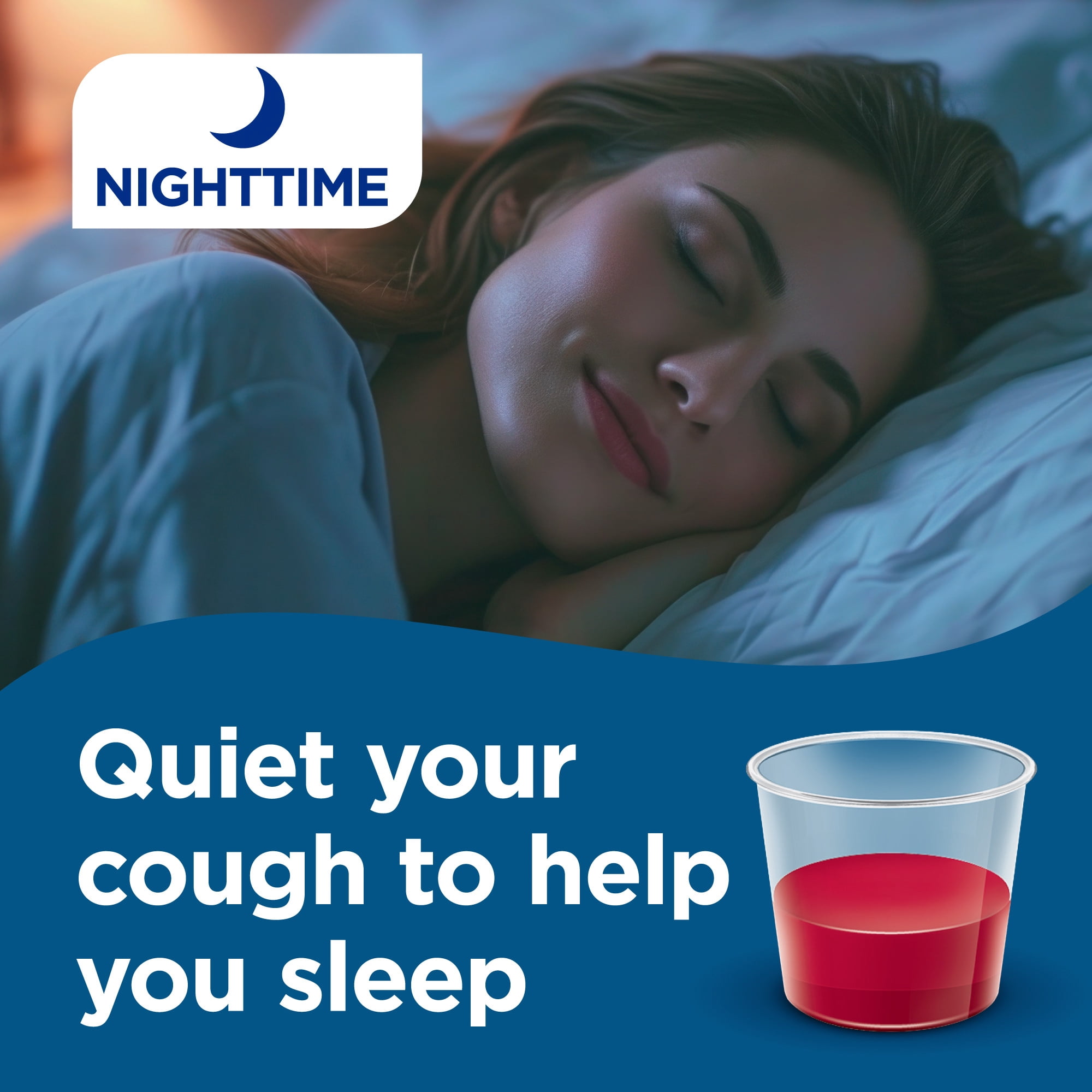 Equate Nighttime Cold and Flu Relief Liquid, Cherry Flavor, 12 Fl Oz, Compare to Vicks® NyQuil® Cold & Flu Active Ingredients