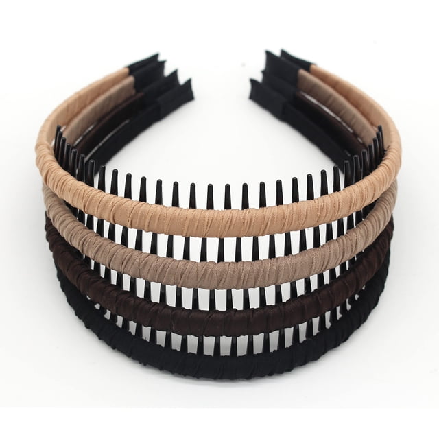 Diademas JOBAND antideslizantes en zigzag para mujer (4 unidades)