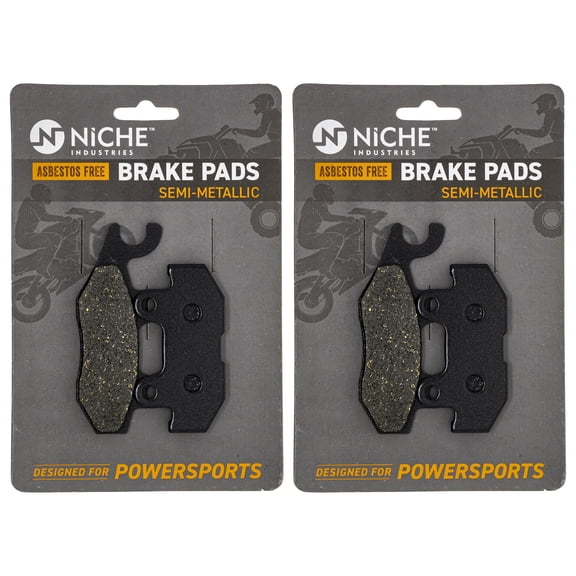 Niche Rear Right Brake Pad Set for Yamaha Viking VI Semi-Metallic UTV 2 Pack 519-KPA2274D