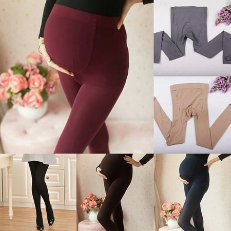 

Pregnant Women Winter Thicken Tights Maternity Warm Footed Leggings Pantyhose