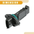 thumbnail image 5 of Car Mass Air Flow Sensor No.5293155AB Vehicle Mass Air Flow Sensor for Chrysler Grand Voyager 2007-2015, 5 of 6