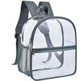 thumbnail image 2 of Mochila Transparente USPECLARE Aprobada para Estadios 30 x 15 x 30 cm Gris, 2 of 9