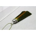 thumbnail image 4 of U8MO 10cm Double Color Jade Bead Tassel Trim Craft Jewelry Making DIY Pendant-6# purple, 4 of 9